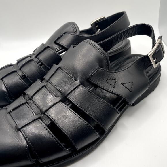 Allen Edmonds Men's Leather Fisherman Slingback Sandals 11 - Picture 8 of 14